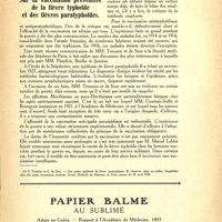 0069 - Page 7 - Revue thérapeutique. Sur la vaccination préventive de la fièvre typhoïde et des fièvres paratyphoïdes