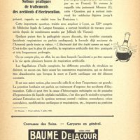 0081 - Page 7 - Revue thérapeutique. Notions pratiques de traitements des accidents d’électrocution