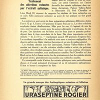 0022 - Page 8 - Revue thérapeutique. Traitement des affections cutanées par l’extrait splénique