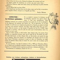 0033 - Page 7 - L’exutoire [Berthe Mendes] / Laboratoire. La résistance globulaire [Dr Saget]