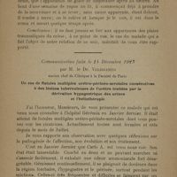 0102 - Page 282 - Société de médecine de Constantinople. Communication faite le 26 octobre 1923 par M. le Dr. Handjian. Hématome extra-durale traumatique. Trépanation - Guérison (suite et fin) / Communication faite le 14 décembre 1923 par M. le Dr. Velidjanidi. Un cas de fistules multiples urétro-périnéo-scrotales consécutives à des lésions tuberculeuses de l'urètre traitées par la dérivation hypogastrique des urines et l'héliothérapie