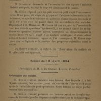 0191 - Page 357 - Société des sciences médicales de Constantinople. Séance du 11 avril 1924 / Séance du 18 avril 1924. Présidence de M. Orhan Tahsin