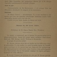 0193 - Page 359 - Société des sciences médicales de Constantinople. Séance du 18 avril 1924 / Séance du 25 avril 1924. Présidence de M. Orhan Tahsin