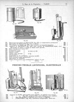 Spiroscope-spiromètre de Boulitte, spiromètre de Boulitte, viscosimètre de Hess, appareil de Bénédic [...]