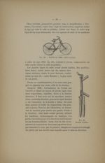 Fig. 24. Modèle de 1889 ; cadre à pivots / Fig. 25. Douille à billes - La bicyclette. Sa constructio [...]