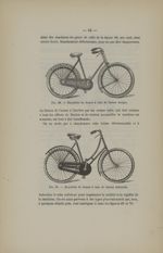 Fig. 68. Bicyclette de dames à tube de liaison unique / Fig. 69. Bicyclette de dames à tube de liais [...]