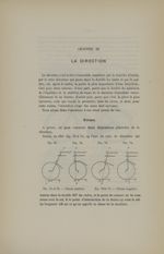 Fig. 71 et 72. Chasse positive / Fig. 73 et 74. Chasse négative - La bicyclette. Sa construction et  [...]