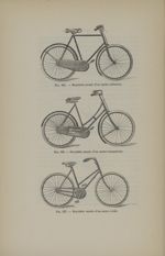 Fig. 125. Bicyclette munie d'un carter ordinaire / Fig. 126. Bicyclette munie d'un carter transparen [...]