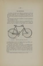 Fig. 217. Bicyclette munie d'un garde-boue - La bicyclette. Sa construction et sa forme