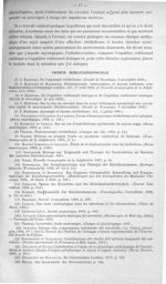 Index bibiliographique - Quelques documents relatifs à l'histoire des fonctions de l'appareil cérébe [...]