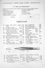 Pince à disséquer à 3 griffes, 11 c/m. Pince à dissection 12 c/m - Fabrique d'instruments de chirurg [...]