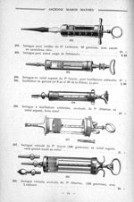 Seringue pour oreilles du Dr Lermoyez, 50 grammes, avec canule en caoutchouc mou. Seringue en métal  [...]