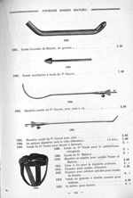 Sonde bicoudée de Mercier, en gomme. Sonde instillatrice à boule du Pr Guyon. Mandrin courbe du Pr G [...]