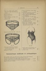 Fig. 900. - Ceinture de grossesse / Fig. 901. - Ceinture pour rein flottant / Fig. 902. - Ceinture c [...]