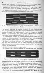 Fig. 161. Notation chronographique des appuis des pieds de l'homme à différentes allures/ Fig. 162.  [...]