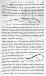 Fig. 237. Aile factice pour montrer les effets de la résistance de l'air/ Fig. 238. Schéma de la tra [...]