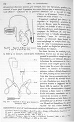 Fig. 318. Appareil de Marey pour mesurer la force et le travail du cœur/ Fig. 319. Appareil de Dress [...]