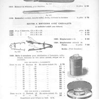 0020 - Page 22 - Boîtes à bistouris avec chevalets.