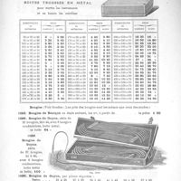 0021 - Page 23 - Boîtes trousses en métal pour mettre les intstruments et au besoin les stériliser.