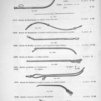 0096 - Page 98 - Sonde de Belloc en métal. Sonde de Bowmann en argent, pour les yeux. Sonde de Bozemann, en métal nickelé...