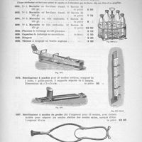 0103 - Page 105 - Stérilisateur pour le lait. Stérilisateur à sondes. Stérilisateur à sondes de poche. Sthétoscope de Snoften.