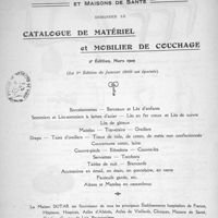 0118 - Page sans numérotation - Catalogue de matériel et de mobilier de couchage