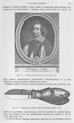 Fig. 72. Philippes collot / Fig. 73. Lithotome de Collot, d'après Deschamps -  Encyclopédie français [...]