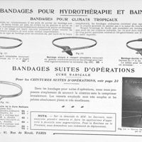 0013 - Page 12 - Bandages pour hydrothérapie et bains / Bandages suites d'opérations