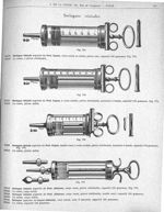 Fig.774- 775 - 776  : Seringue vésicale argentée du Prof. Guyon/ Fig. 777. Seringue vésicale argenté [...]