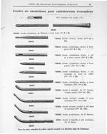 30642. Sonde olivaire, droite / 30644. Sonde cylindrique, droite, à bout percé / 30646. Sonde cylind [...]