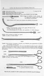 31411. Bougie en gomme, à olive double, du Dr Janet / 31413. Porte-pommade, courbe, du Dr Janet / 31 [...]