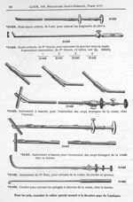 31436. Brise-pierre urétral, de Luer / 31438. Sonde urétrale, du Pr Guyon / 31445. Instrument à basc [...]