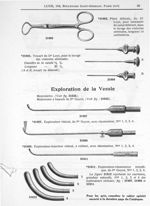 31602. Pince délicate, du Dr Luys / 31604. Trocart du Dr Luys / 31607. Explorateur vésical, du Pr Gu [...]