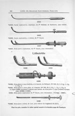 31613. Sonde exploratrice, aseptique, du Pr Halsted / 31615. Sonde exploratrice, à robinet, du Pr Gu [...]