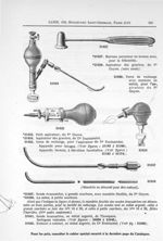 31627. Marteau percuteur en bronze mou, pour la lithotritie / 31629. Aspirateur des graviers, du Pr  [...]