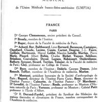 0151 - Page 149 - Comité d'honneur médical de l'UMFIA.