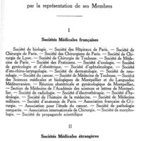 0257 - Page 255 - Rapports de l'UMFIA avec les sociétés médicales par la représentation de ses membres.