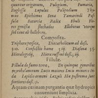 0016 - sn - Composita. Pillulae. Aquam citrinam purgantia quae hydropicis conueniunt simplicia