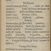 0020 - sn - Vomitoria medicamenta lenia, mediocria, fortia, simplicia