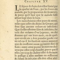 0350 - Page 334 - Quel doit estre le sejour dans le bain. Chapitre XV