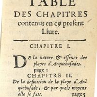 0019 - Page sans numérotation - Table des Chapitres