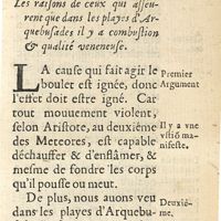 0045 - Page 19 - Chapitre V. Les raisons de ceux qui asseurent que dans les playes d'arquebusades il y a combustion & qualité veneneuse