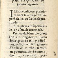 0421 - Page 397 - Le moyen de remedier aux playes d'arquebusades en premier appareil
