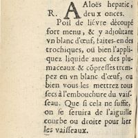 0432 - Page 408 - Remede pour appliquer sur le flux de sang