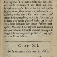 0095 - Page 65 - Chap. XII. De la maniere d'ouvrir les abscés