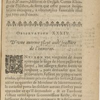0093 - Page 93 - Obseruation XXXIV. D'une enorme playe auec fracture de l'humerus
