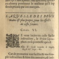 0080 - Page 64 - Laquelle des deux mains est plus propre, pour les effects de ceste science. Chap. VI