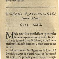 0250 - Page 232 - Reigles particulieres pour les mains. Chap. XXIII
