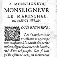0003 - Page sans numérotation - A Monseigneur, Monseigneur le Mareschal de Sainct Geran
