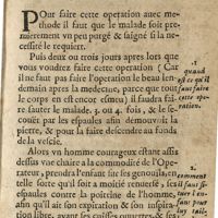 0119 - Page 101 - La maniere d'extraire la pierre aux petits enfans. Chap. VIII